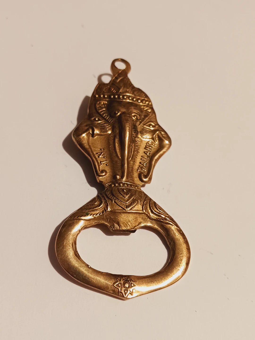 Beautiful Brass Elephant Bottle Opener - photo 3