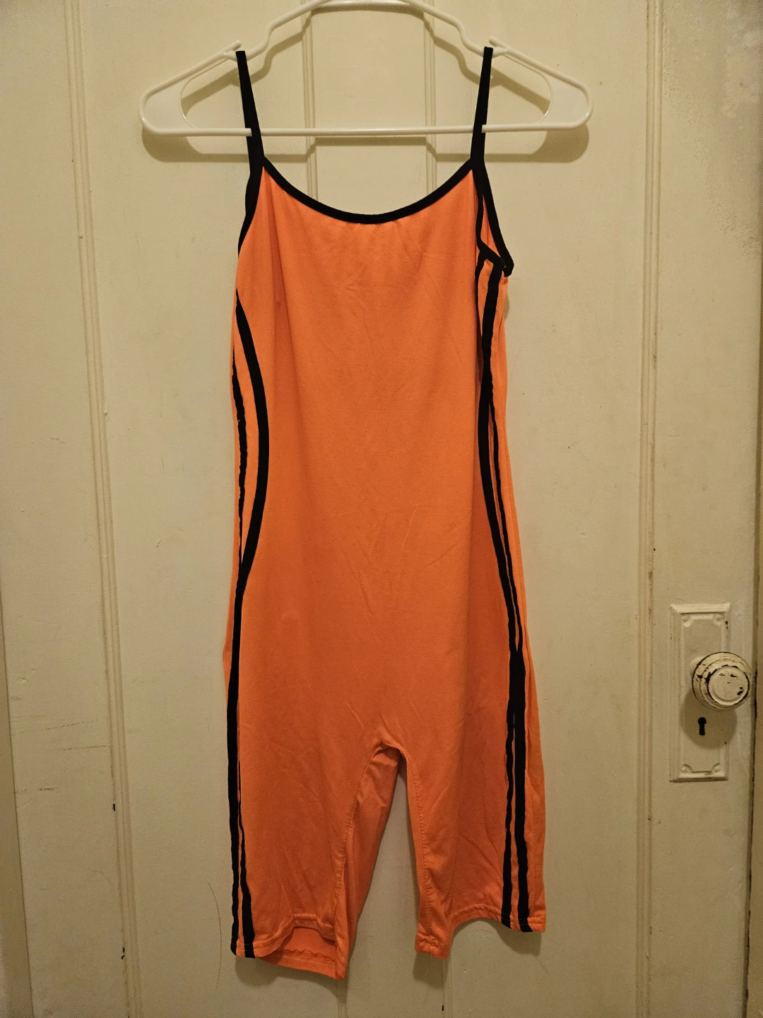 True Rock Orange Jumpsuit Size L