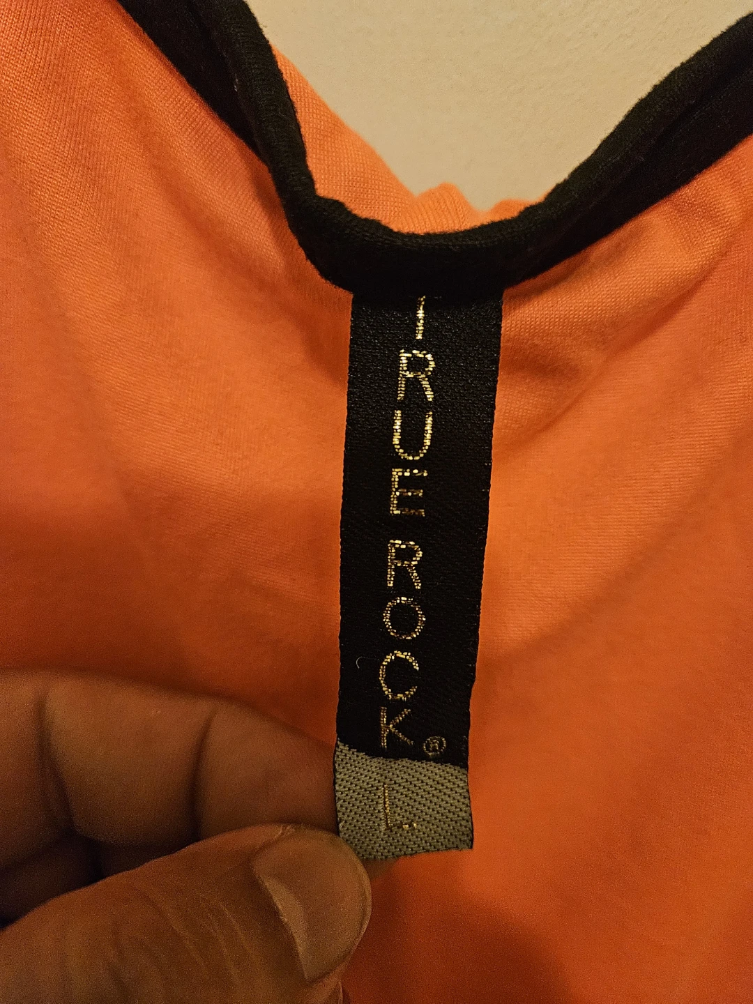 True Rock Orange Jumpsuit Size L - photo 3