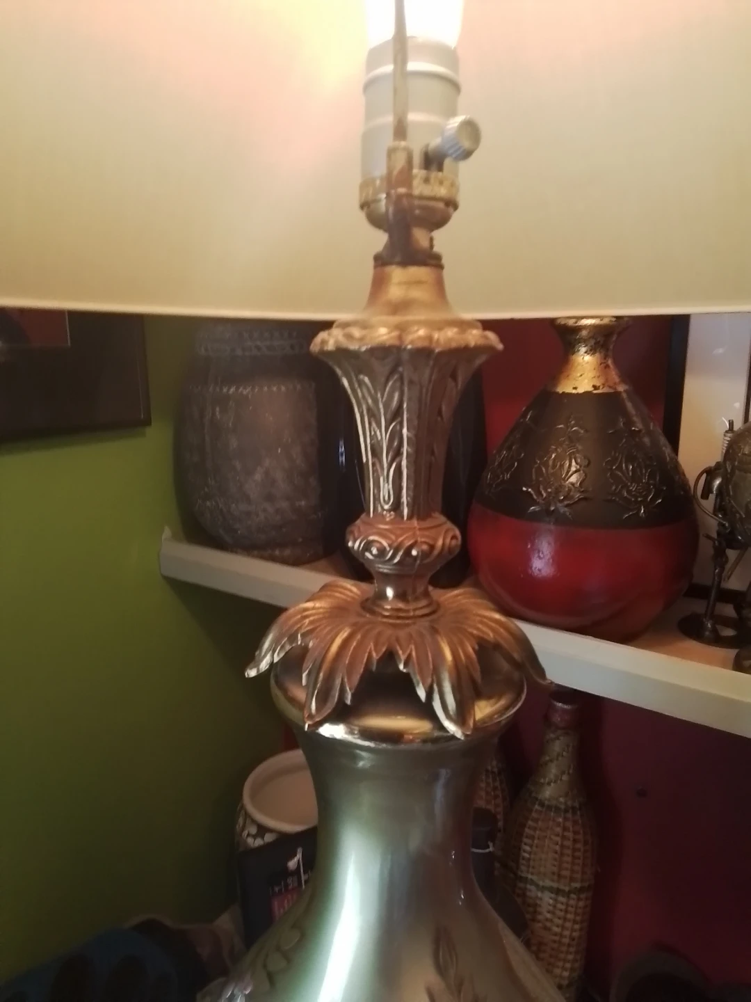 STUNNING 1960s Hollywood Regency Grand Statement Table Lamp - photo 4