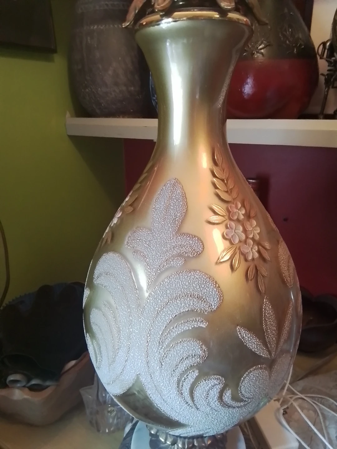 STUNNING 1960s Hollywood Regency Grand Statement Table Lamp - photo 5