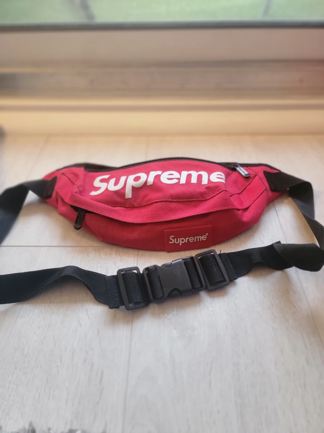 Supreme Red Fanny Pack Waist Bag