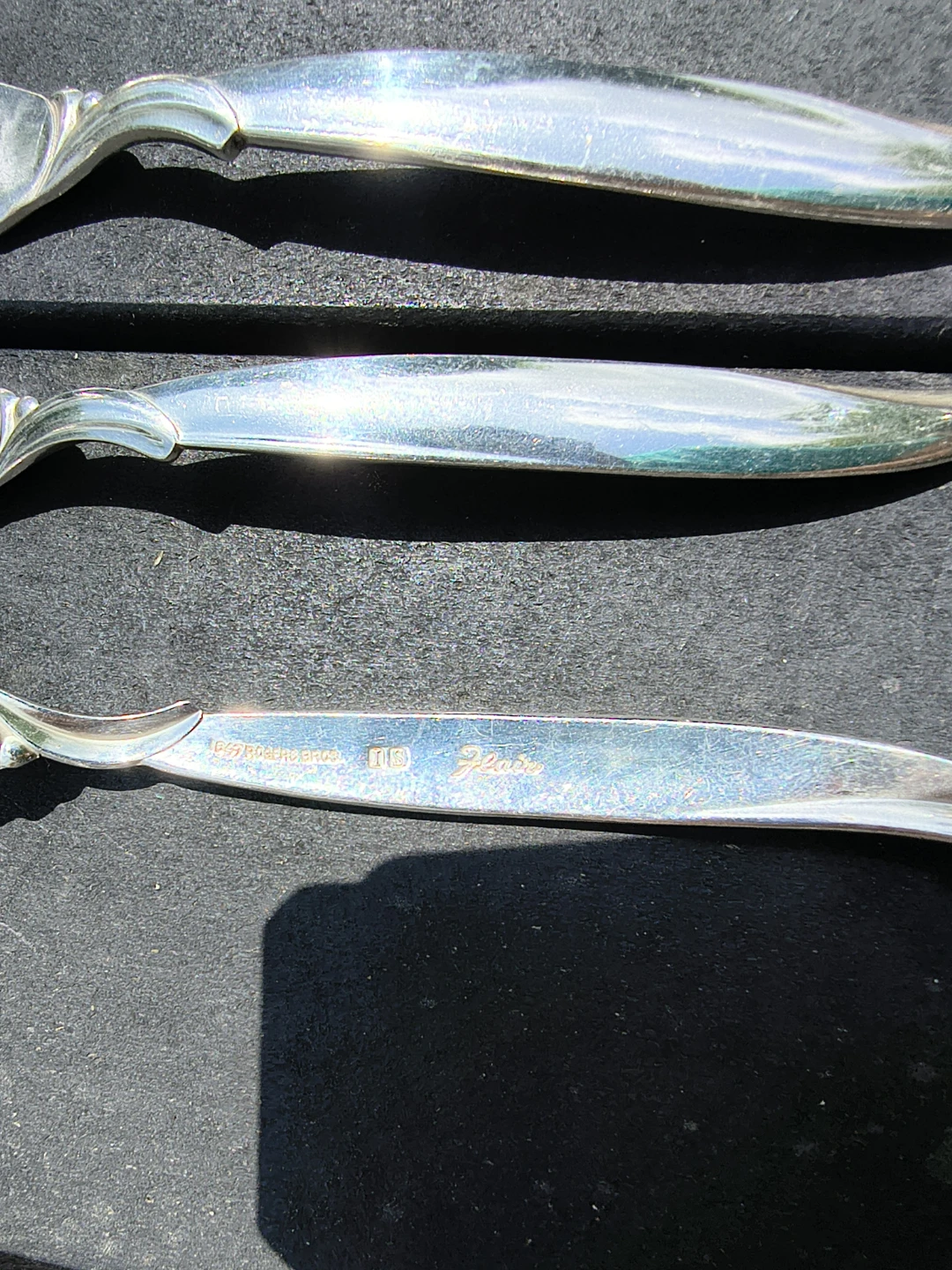 Rogers Bros 1847 IS  "Flair" Silverplate Flatware Birks Box - photo 2