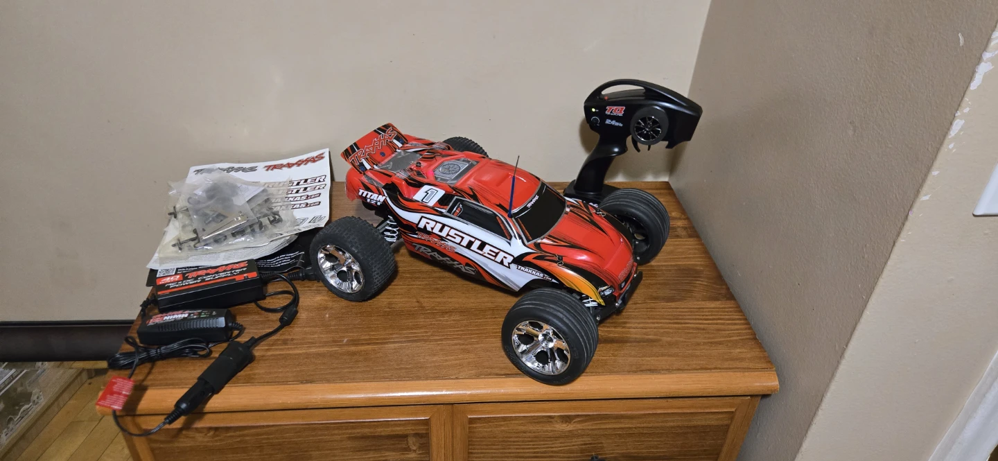Traxxas 1/10 Rustler 2WD Extreme RedX RC. - photo 3