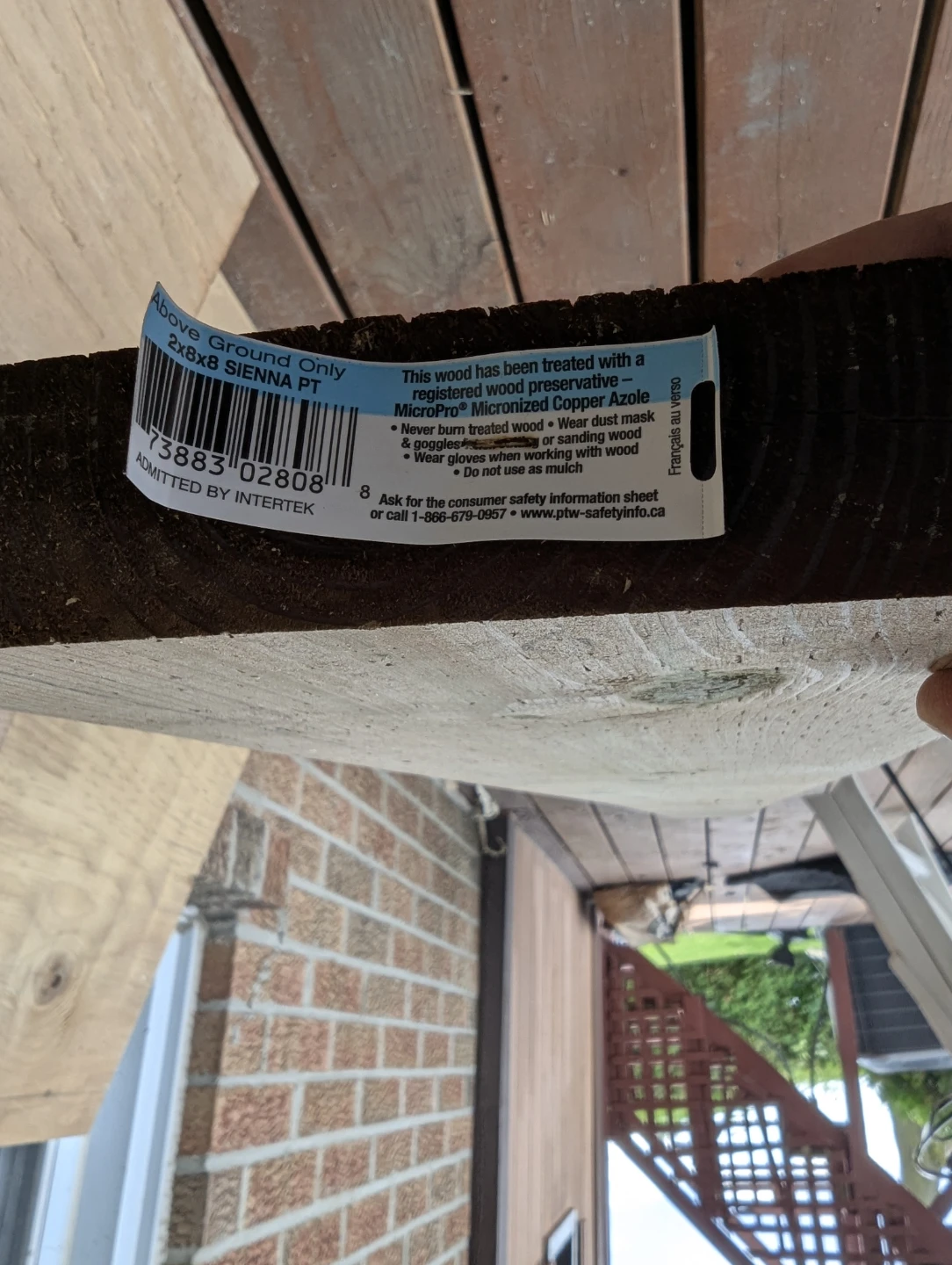 2x8x8 Sienna PT Wood lumber - photo 2