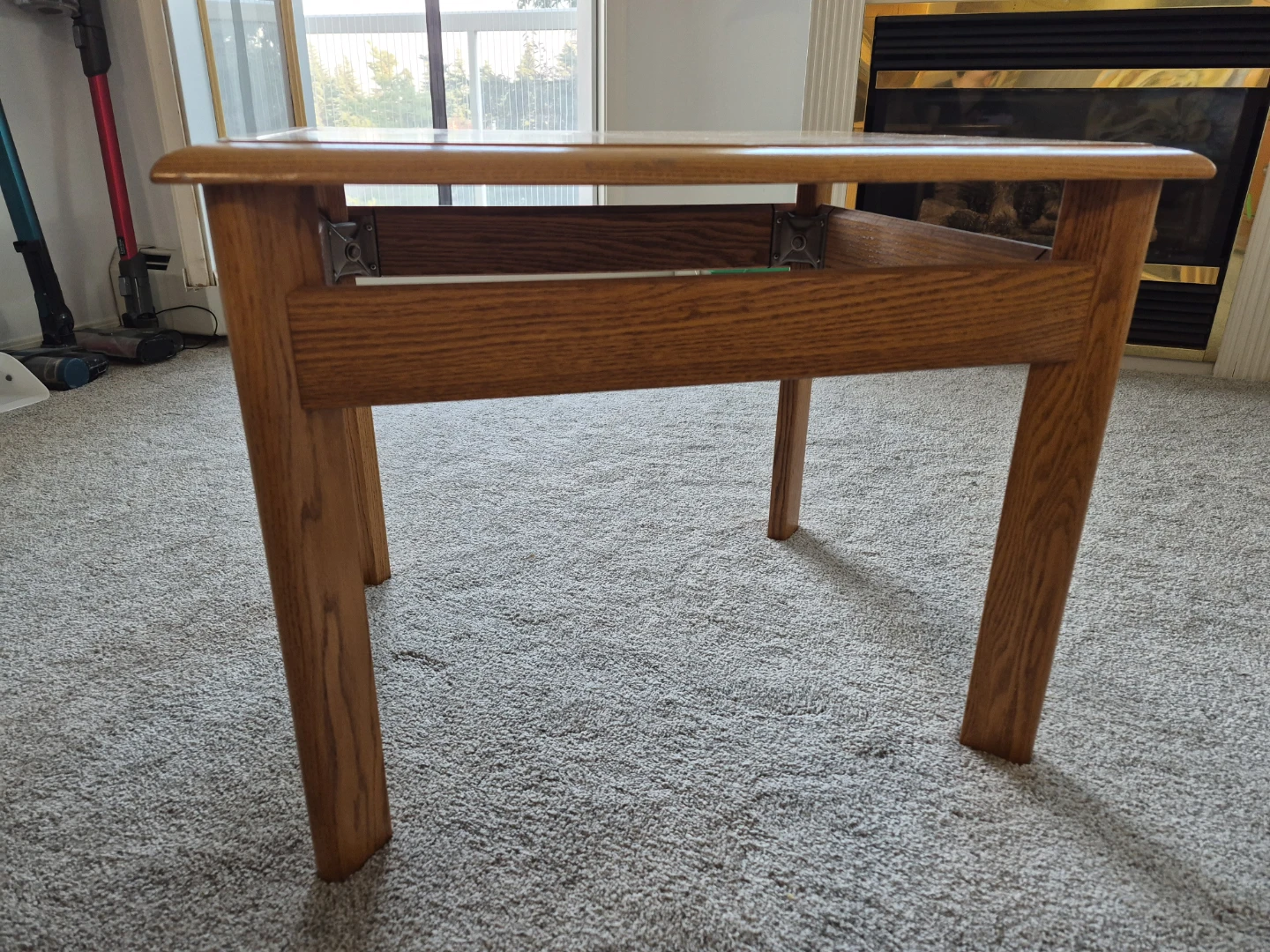 Wooden End Table - photo 2