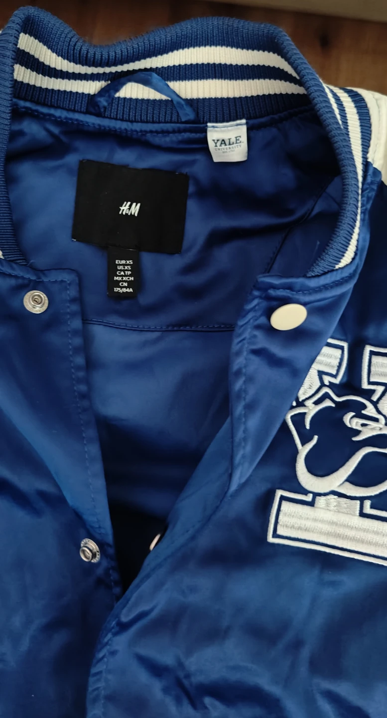 H&M Yale University Varsity Bomber Jacket - photo 3