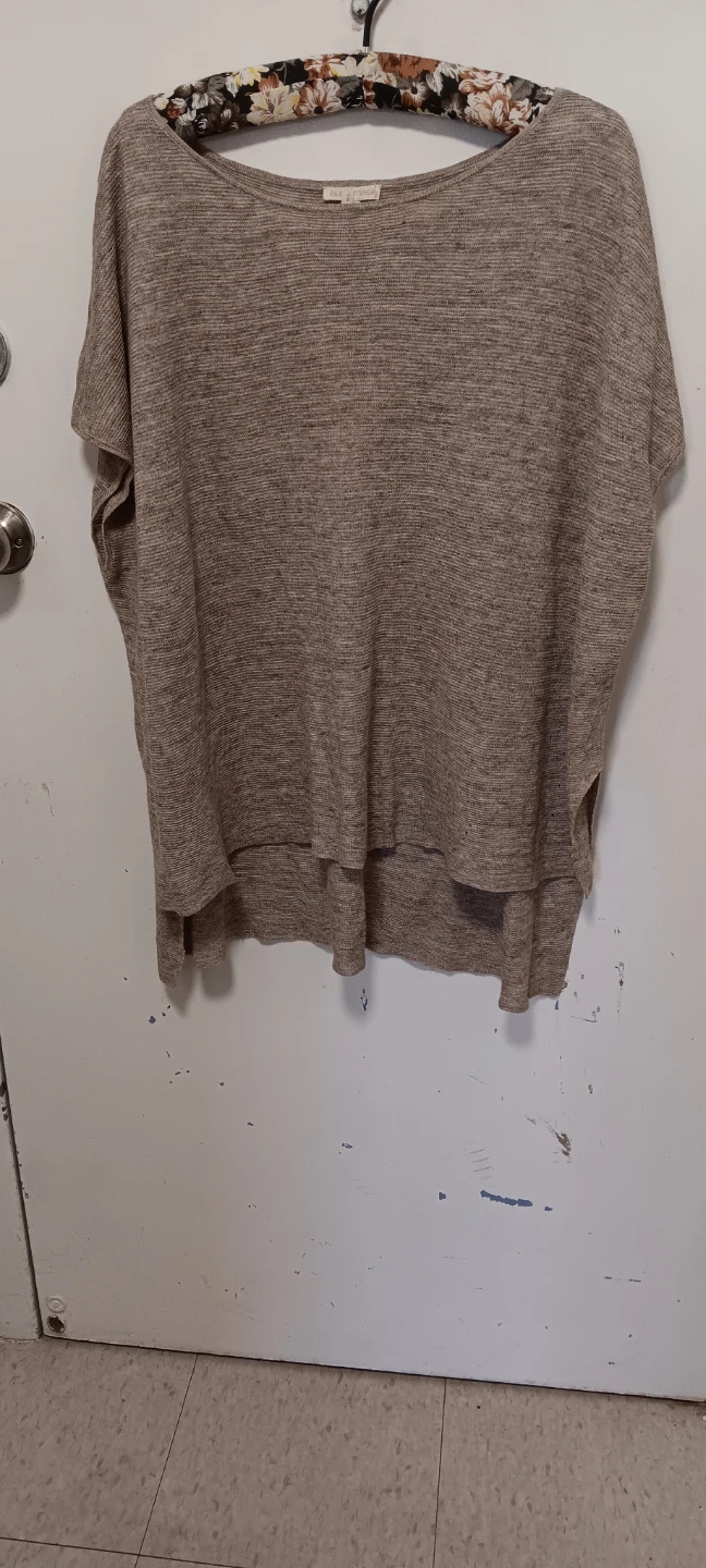 Eileen Fisher 100% Organic Linen Top - Size LG