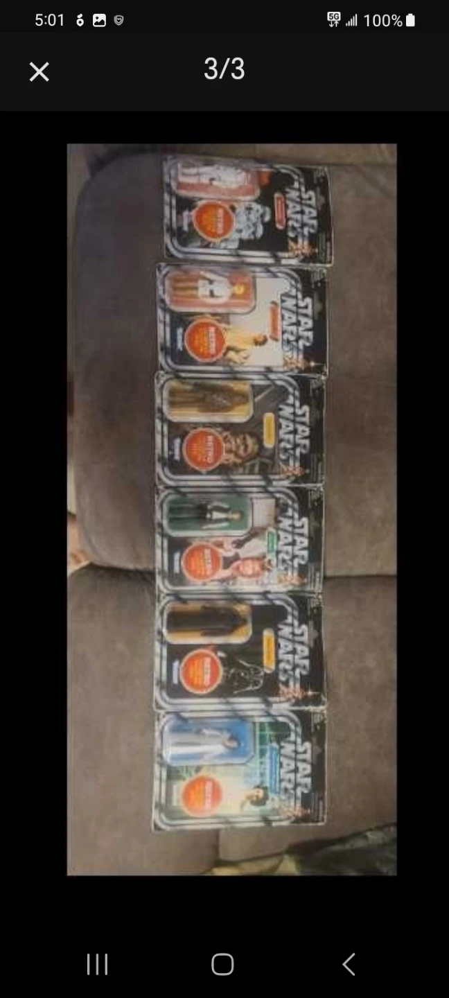 Star Wars Retro Collection Action Figures (Lot of 6)