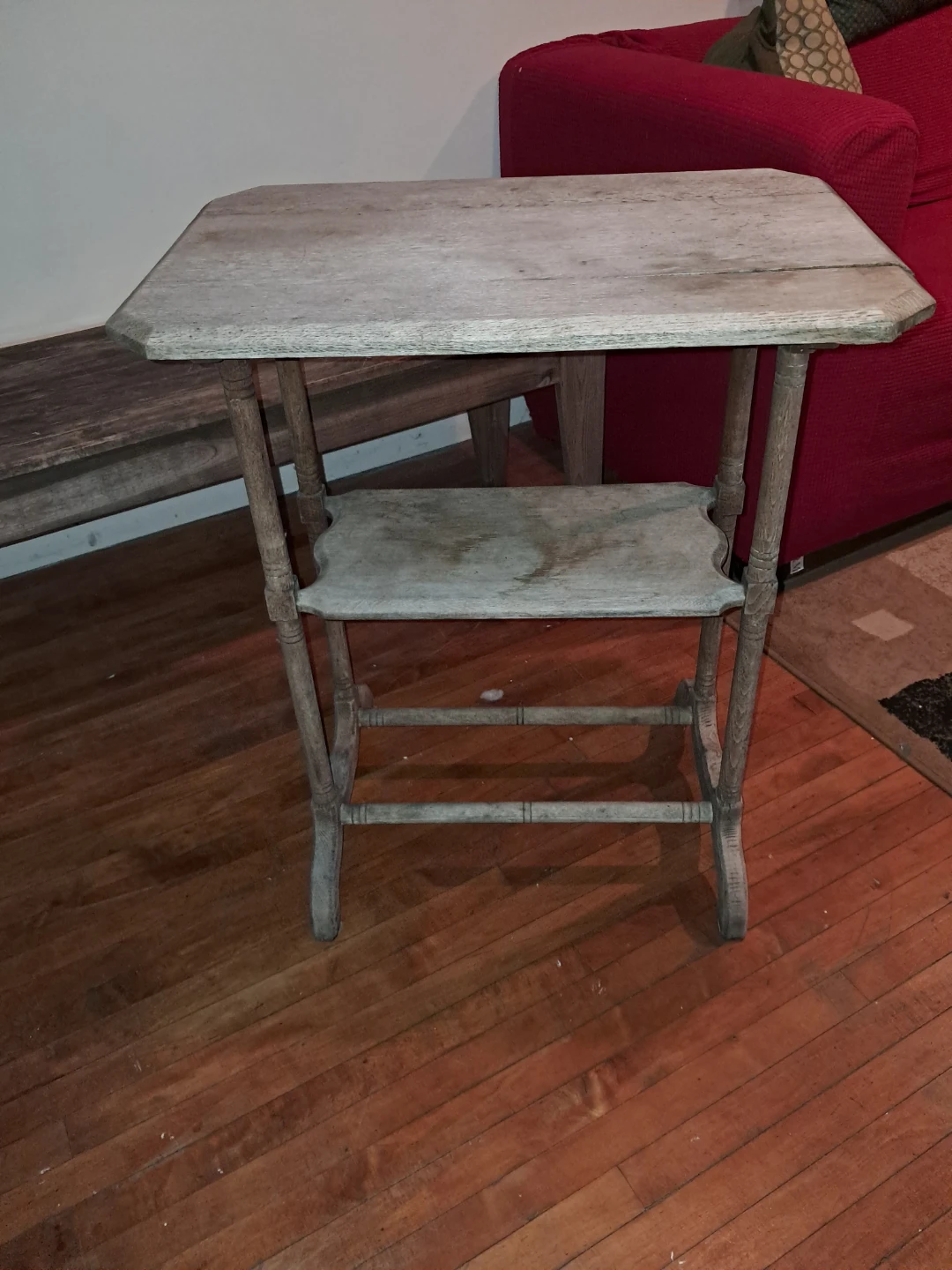 Wooden end table/plant table