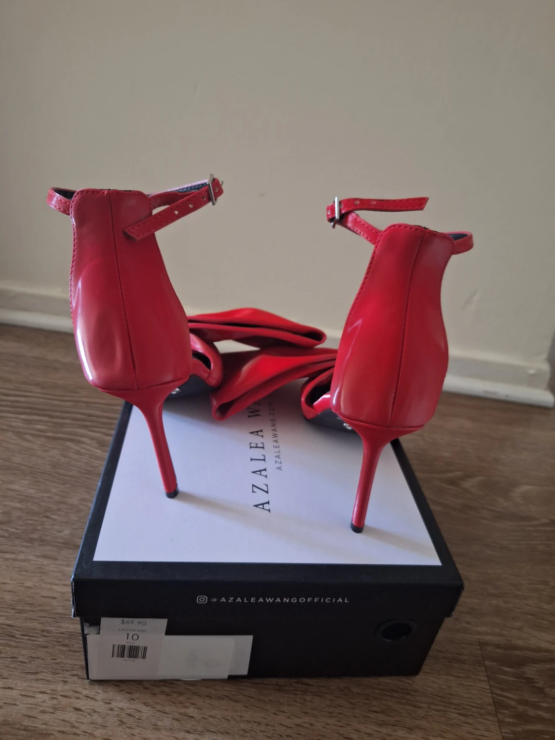Azalea Wang Red Bow Heels Size 10 - photo 5