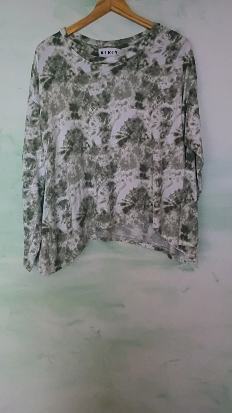 Kikit Tie-Dye Long Sleeve Top and Shorts Set