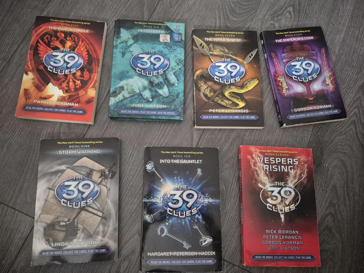 The 39 Clues Book Series Lot (Books 5-11)