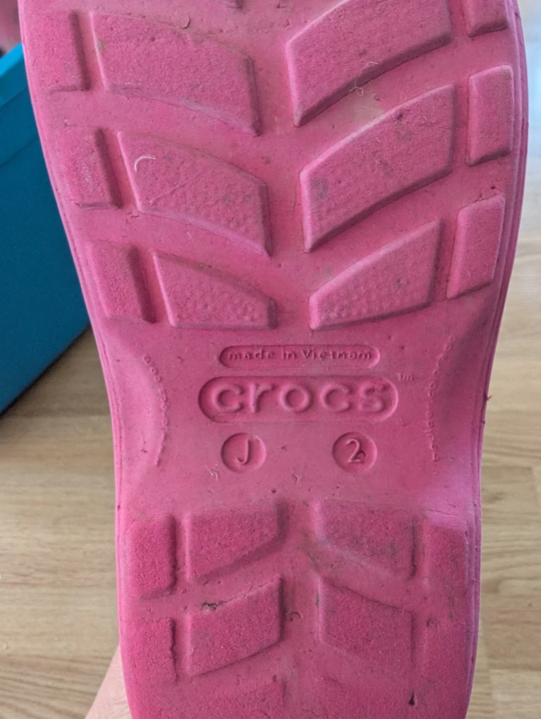Pink Crocs Kids Rain Boots Size J2 - photo 2