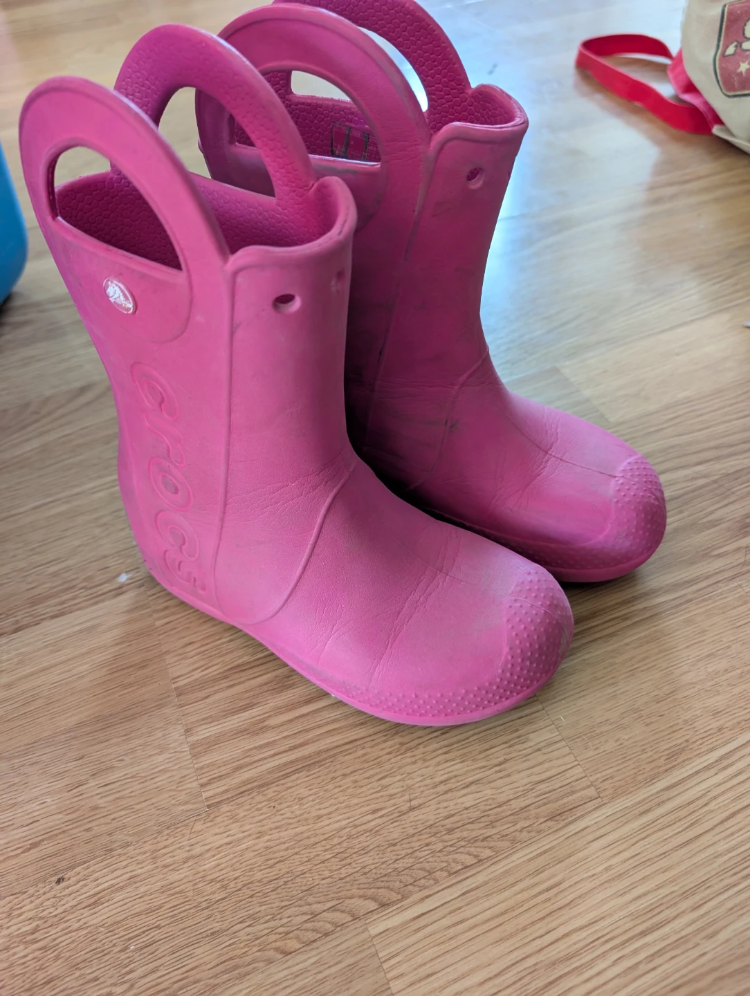 Pink Crocs Kids Rain Boots Size J2 - photo 3