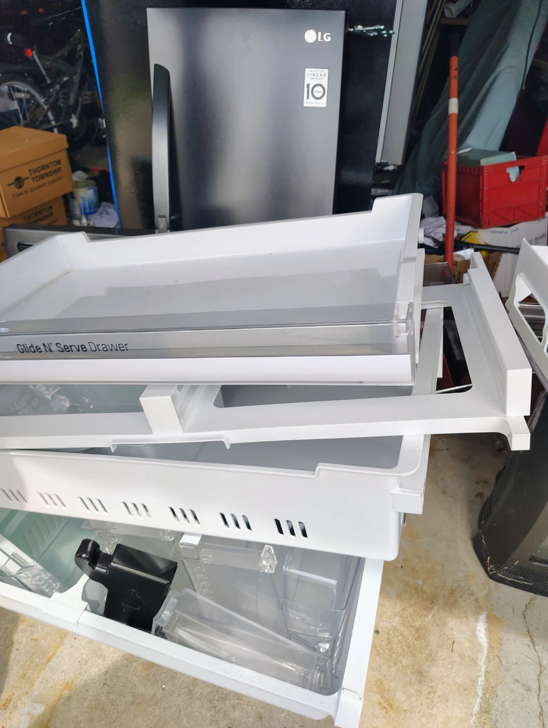 LG Refrigerator with Ice and Water Dispenser