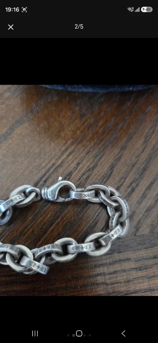 Chrome Hearts Silver Bracelet - photo 2