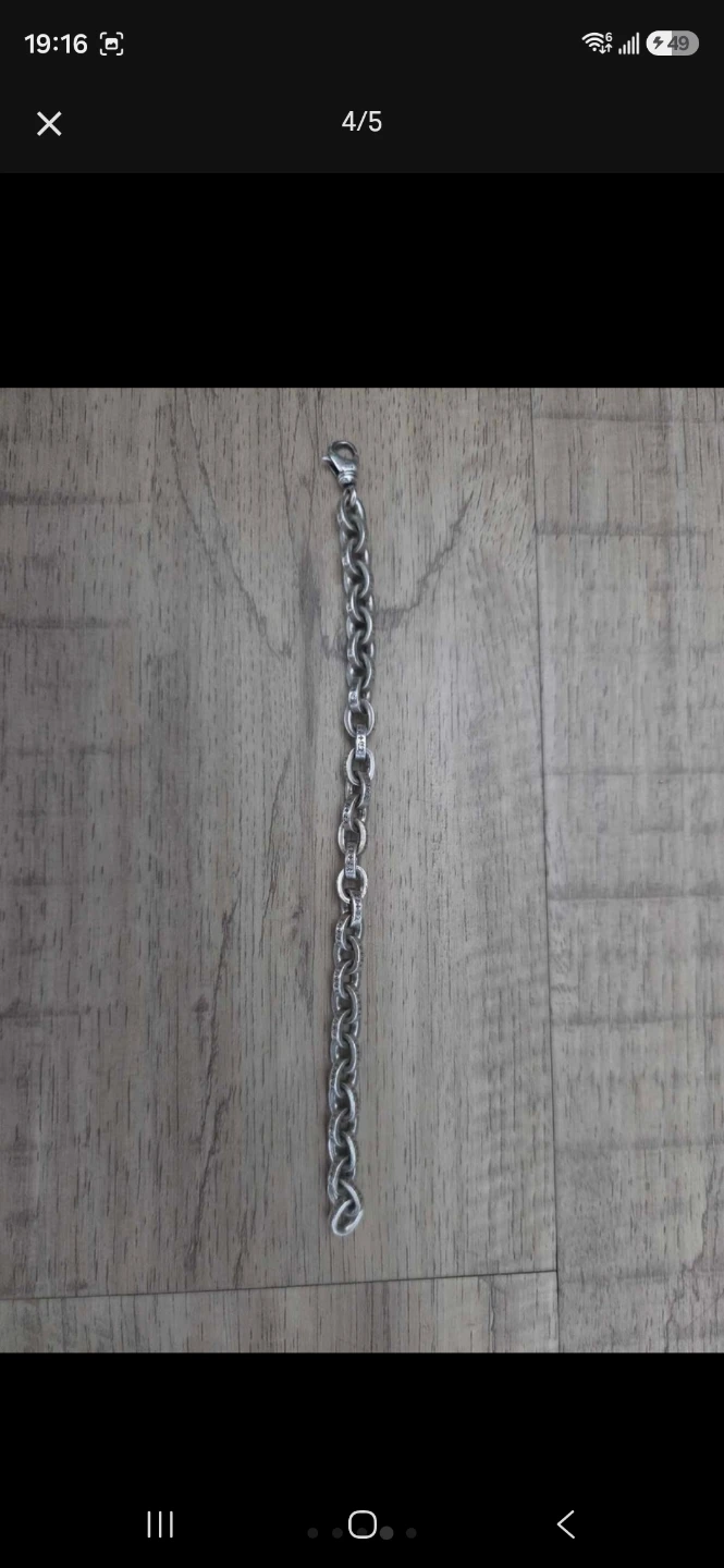 Chrome Hearts Silver Bracelet - photo 4