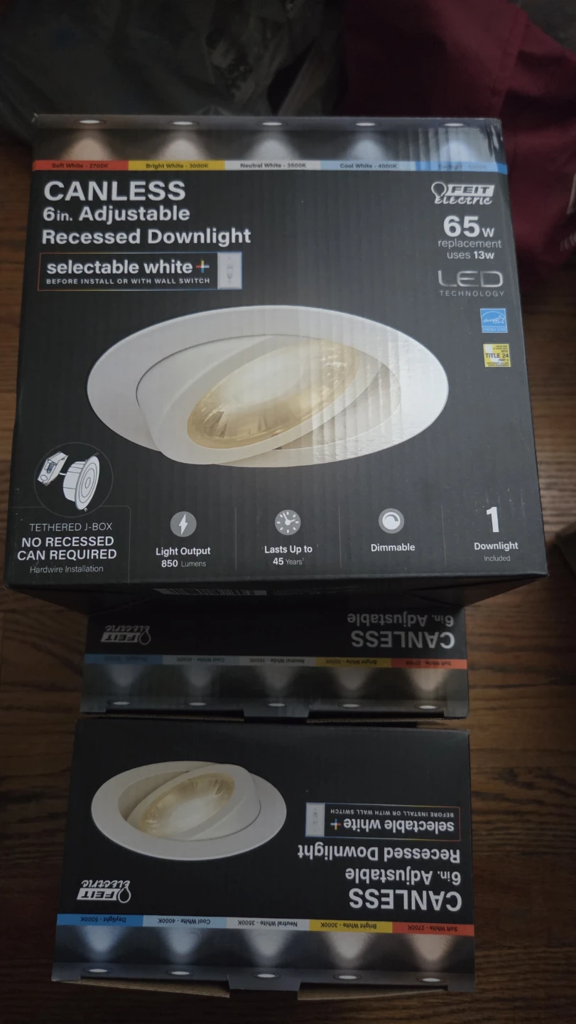 4 pack Feit Recessed Lighting