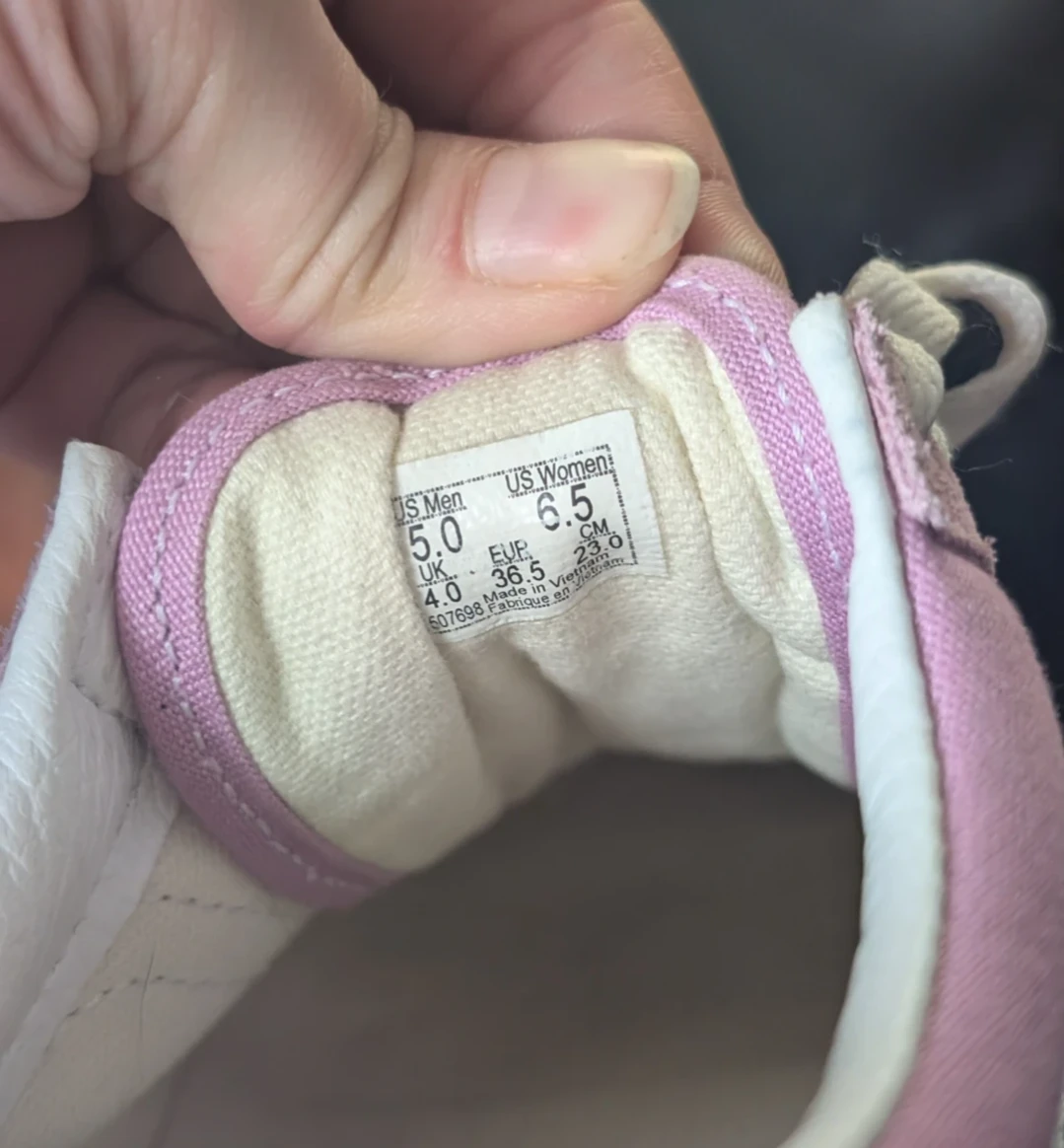 Vans Old Skool Pink Suede Canvas Shoes - photo 3
