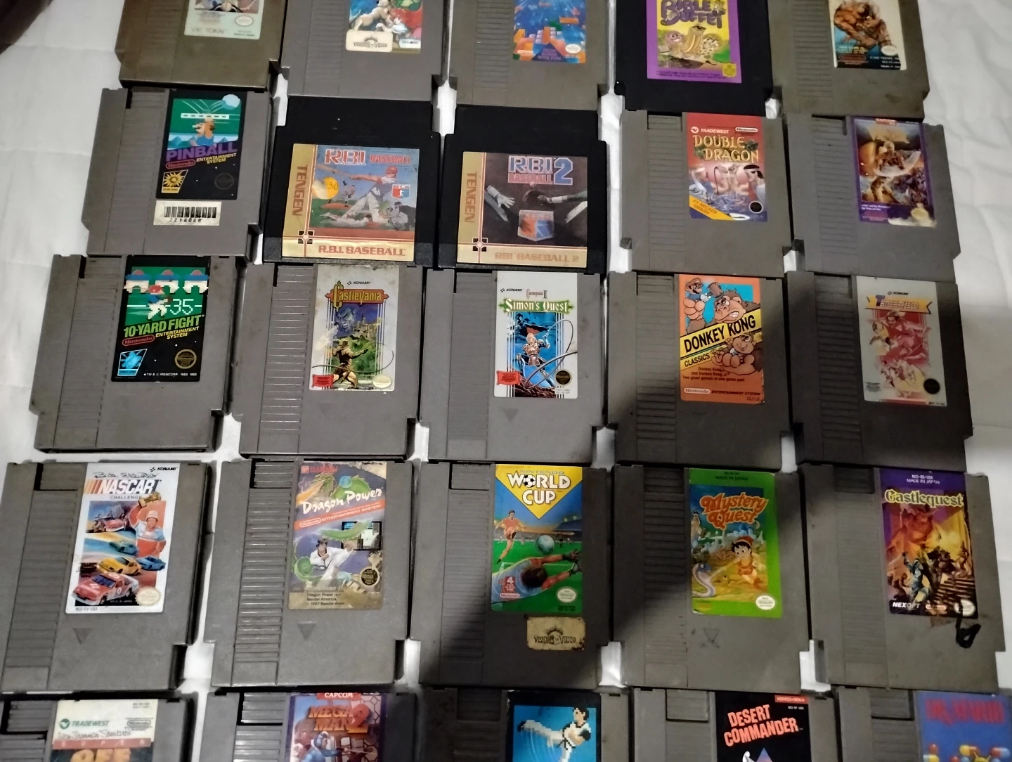 Nintendo NES Video Game Cartridges - Lot of 12 - photo 2