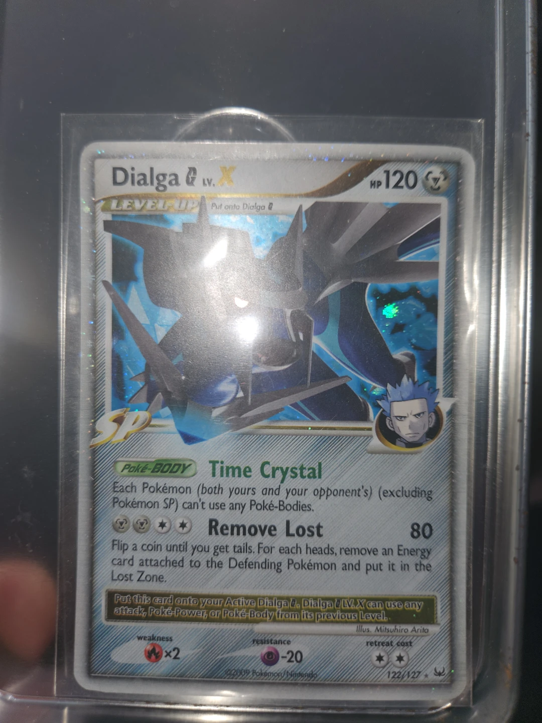 Pokemon Dialga LV. X Trading Card