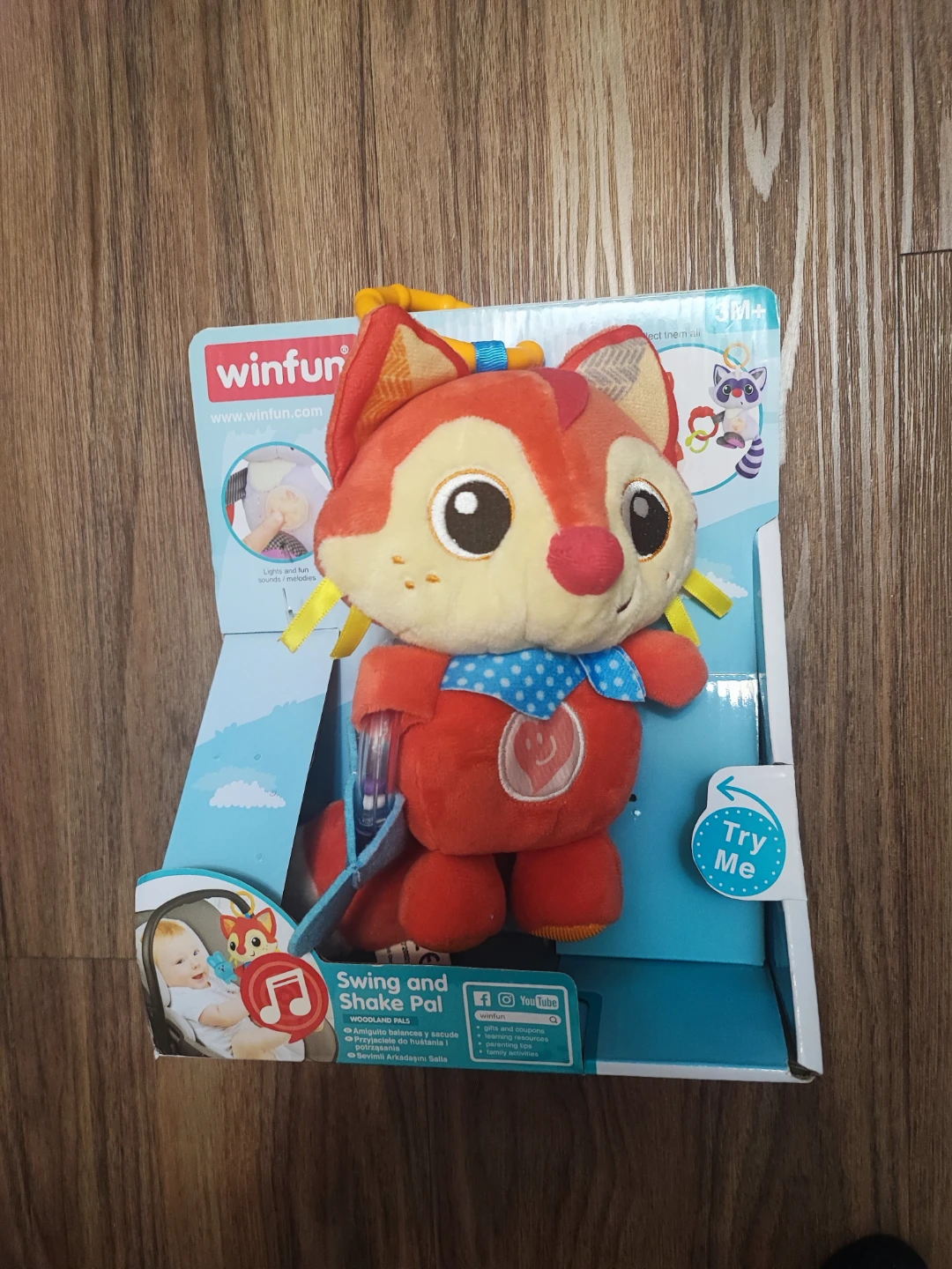 WinFun Swing and Shake Pal Woodland Pal Toy