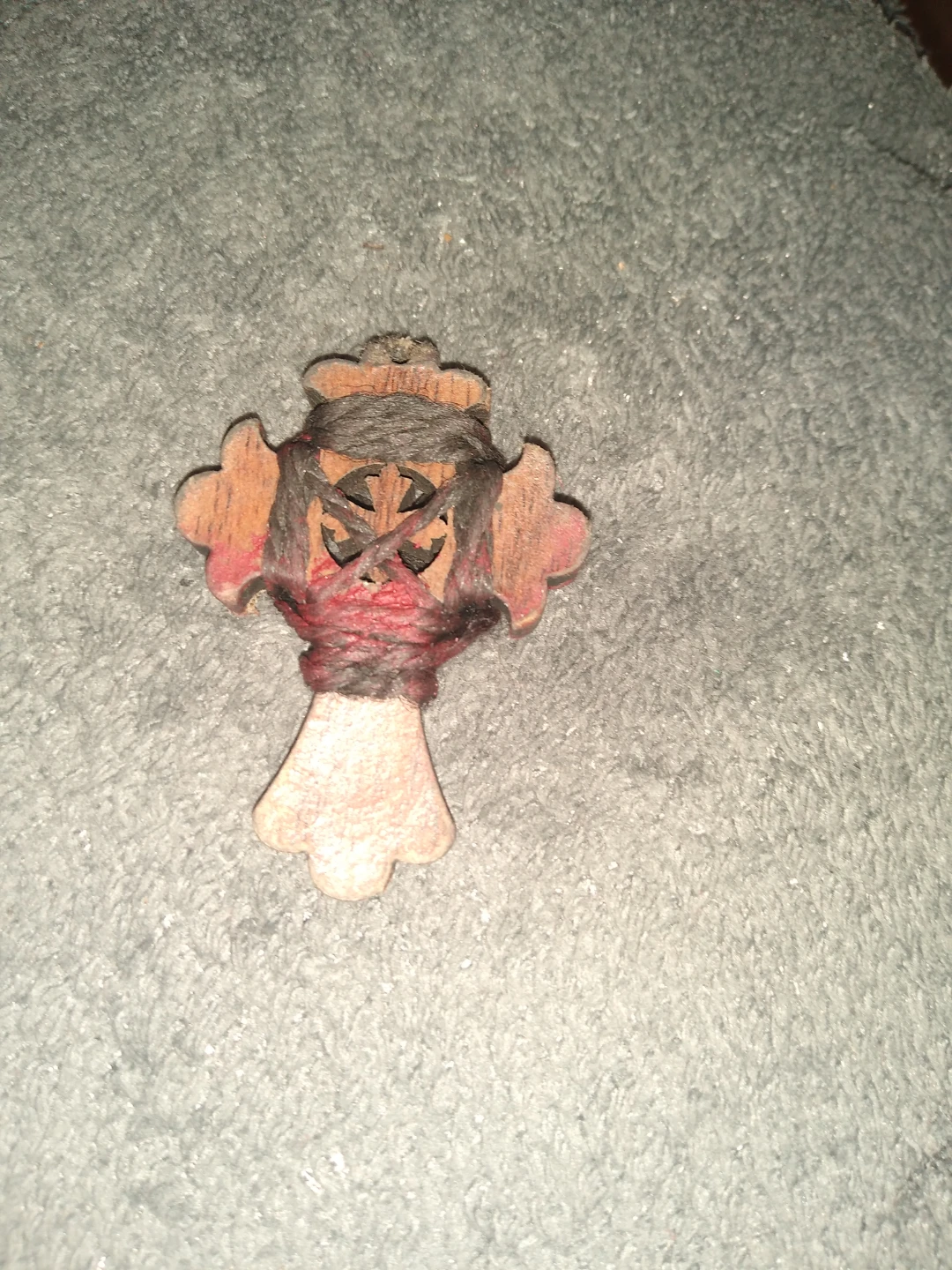 Handmade wooden asyrian cross