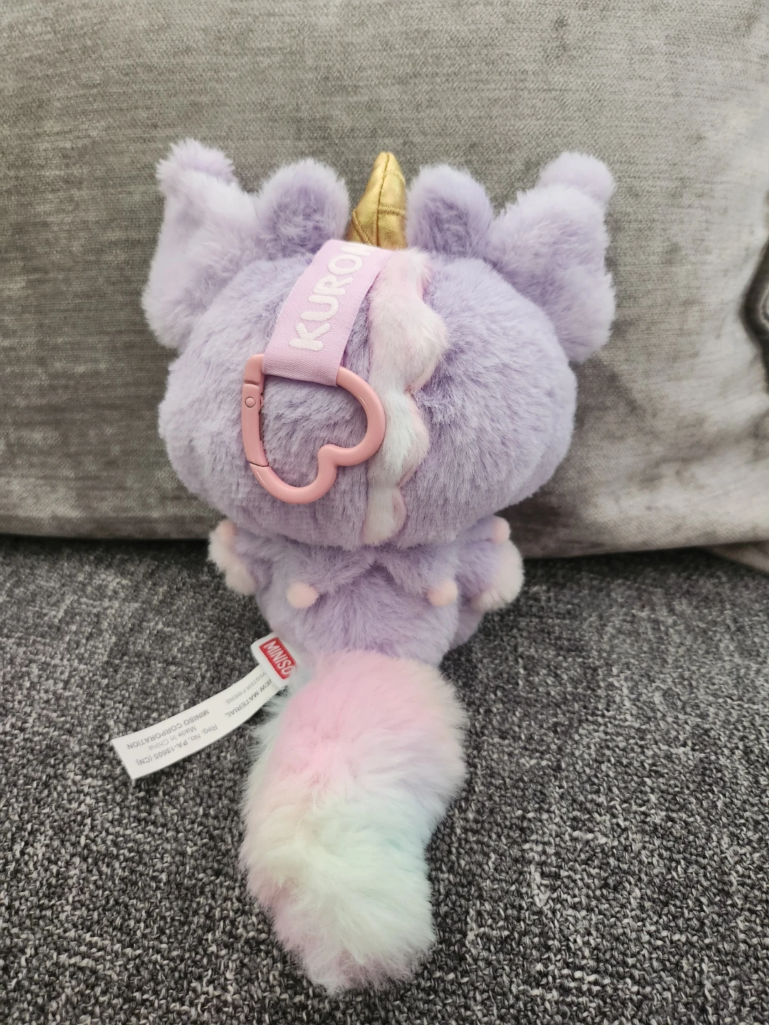 Sanrio My Melody Kuromi Plush Keychain - photo 2