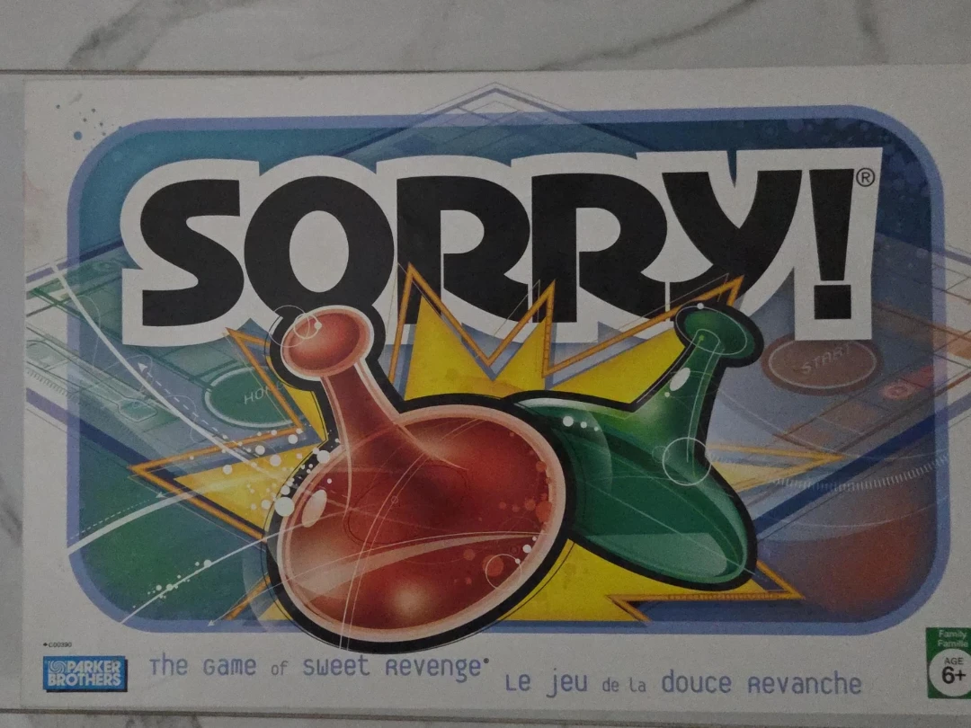 Parker Brothers Sorry! The Game of Sweet Revenge