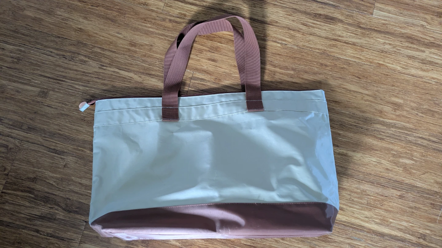 Tote Bag with Zipper and Pouch