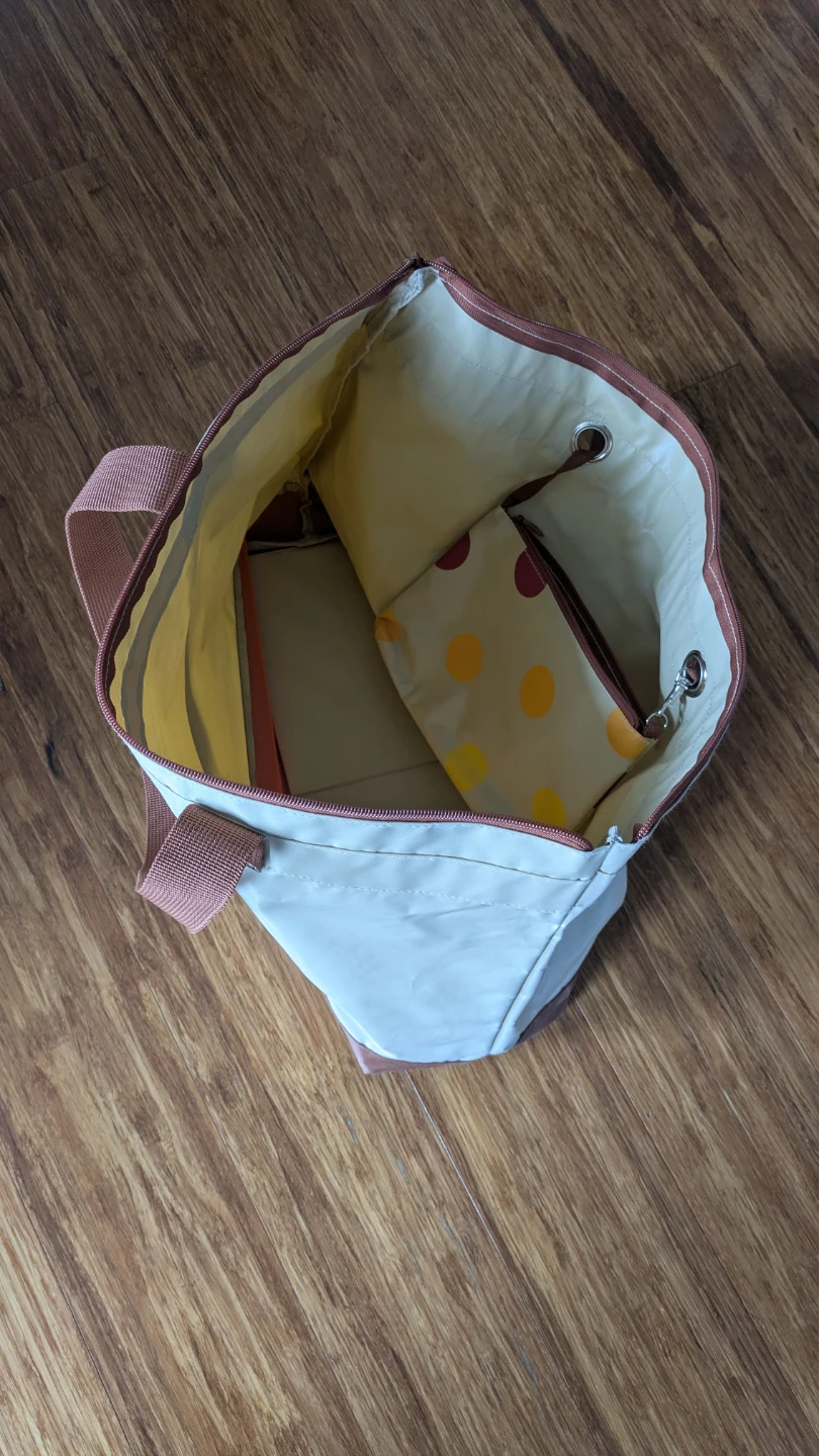 Tote Bag with Zipper and Pouch - photo 2