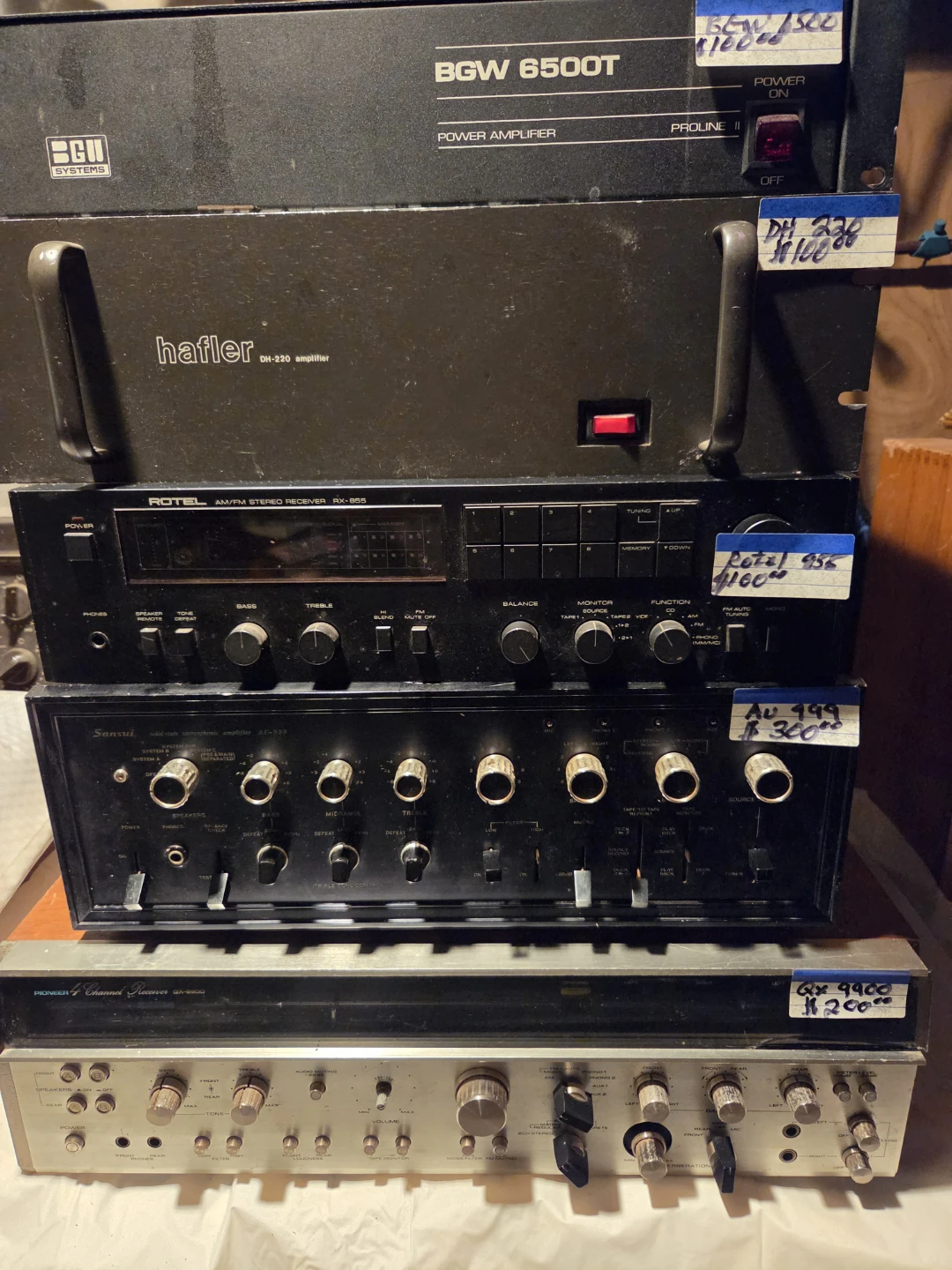 Sansui au 999 and friends