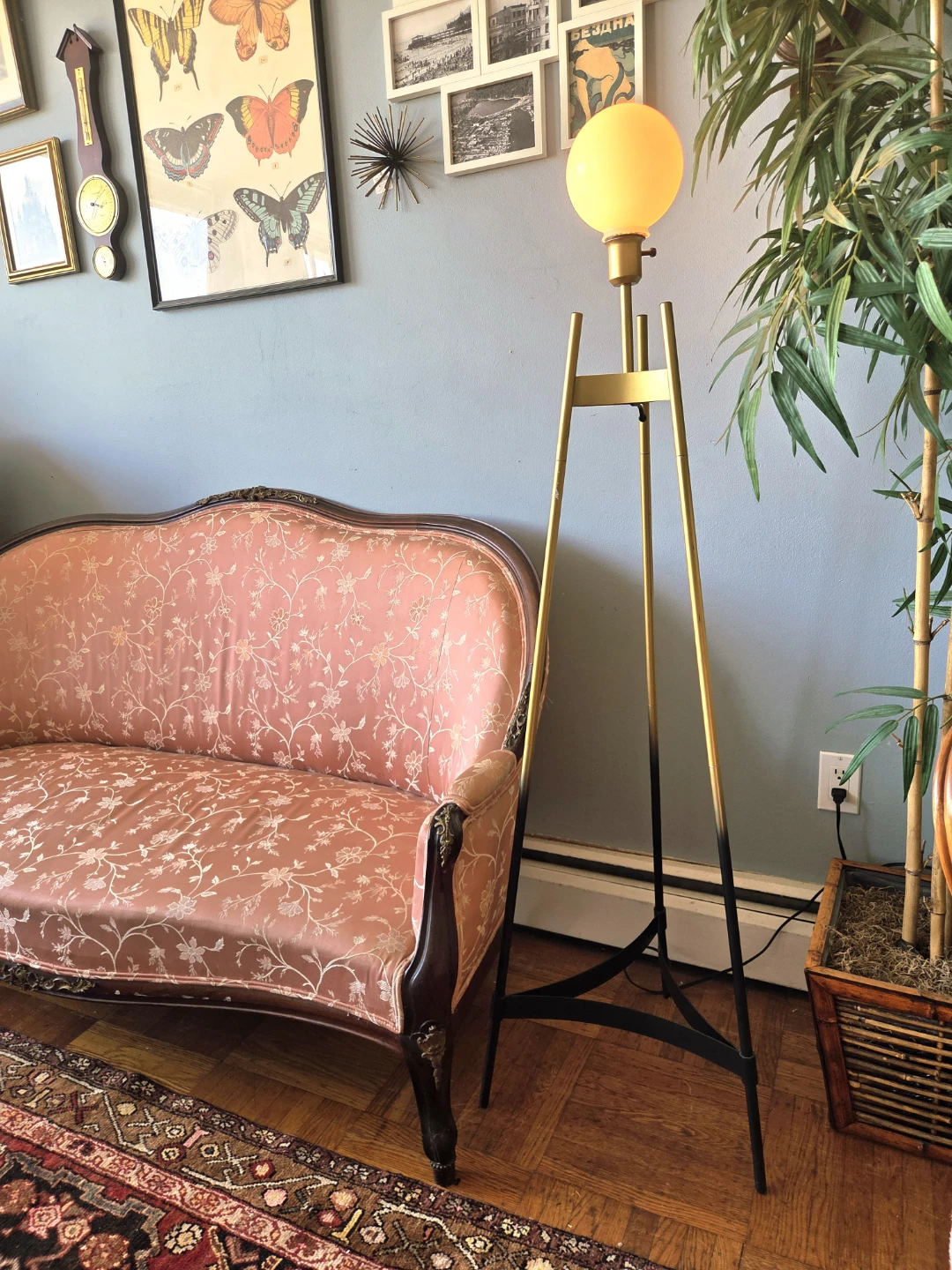 Selection of Modern & Vintage Gold Floor Lamps - photo 4