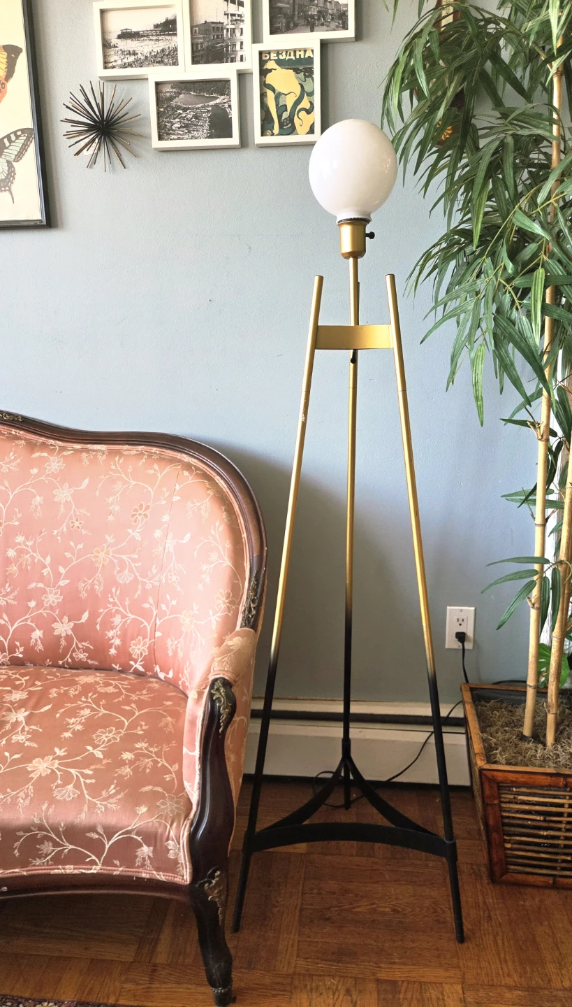 Selection of Modern & Vintage Gold Floor Lamps - photo 5