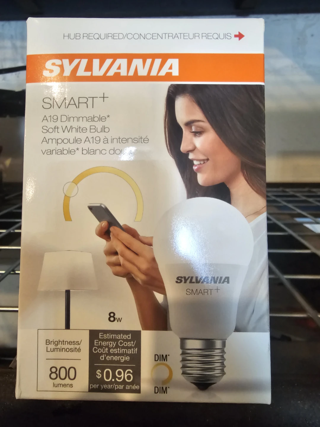 Sylvania LED Smart+ A19 Dimmable Soft White Light Bulb