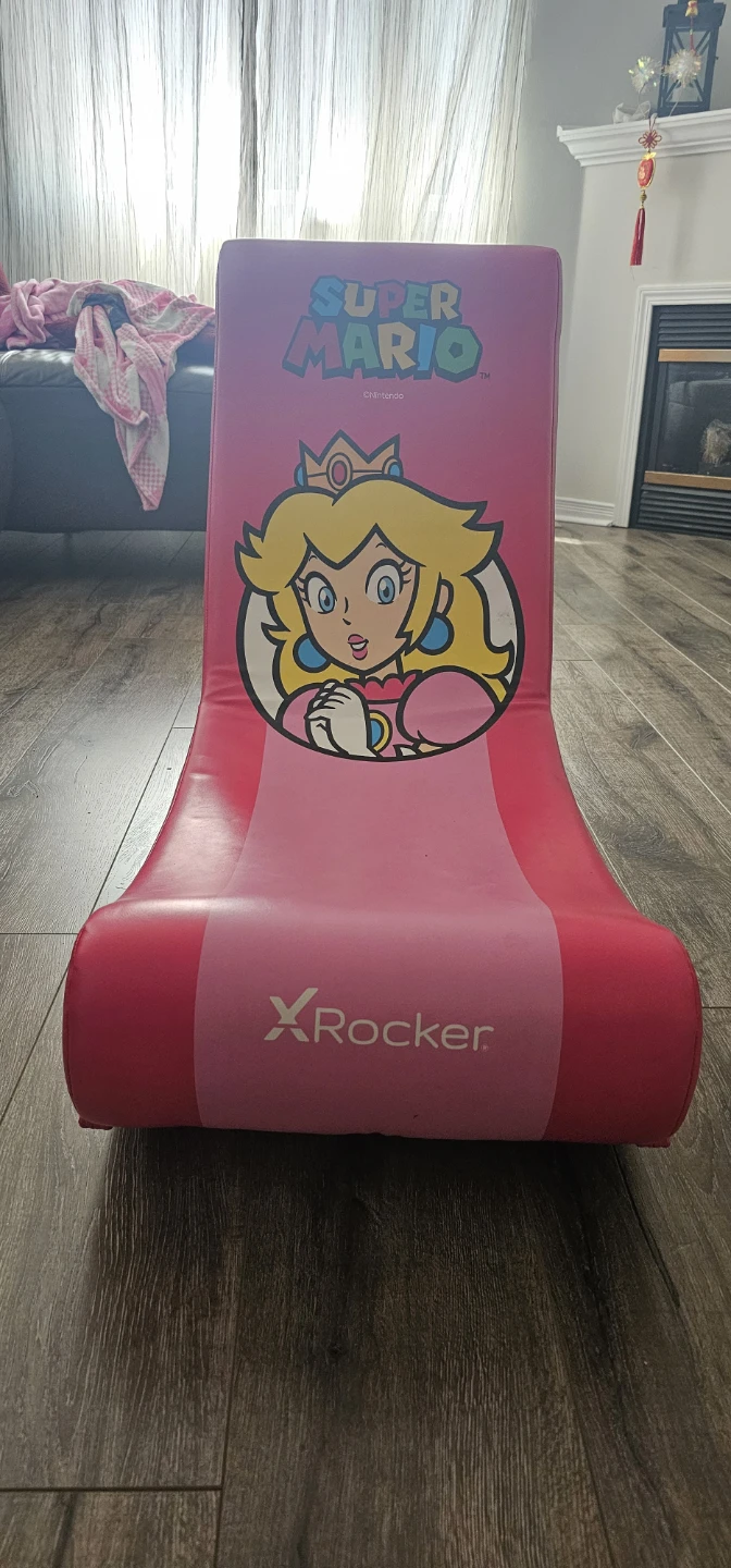 X-Rocker Super Mario Princess Peach Gaming Rocker Chair