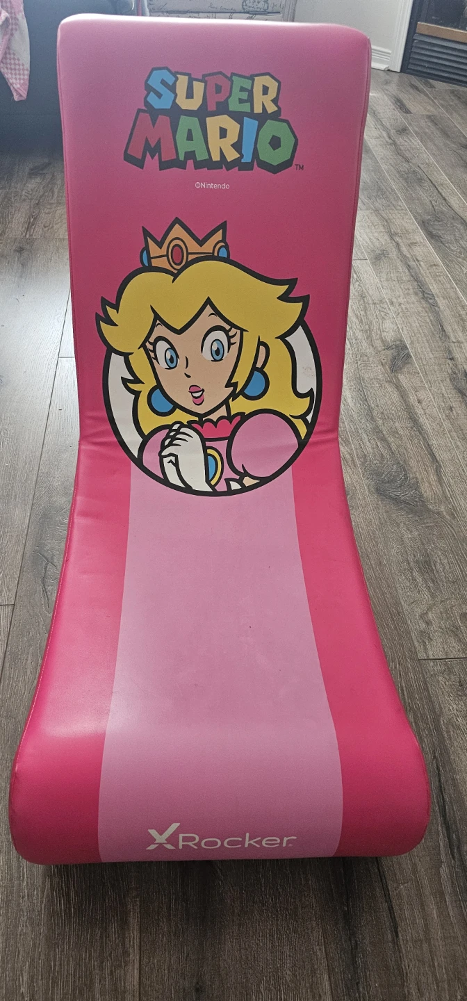 X-Rocker Super Mario Princess Peach Gaming Rocker Chair - photo 2