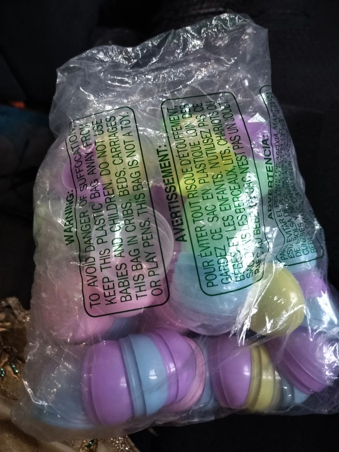Plastic Easter Eggs - Pastel Colors