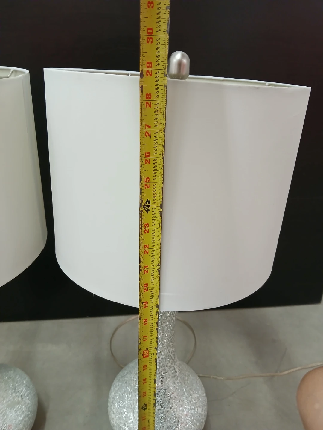 Set of 2 Mirrored Mosaic Table Lamps - photo 2