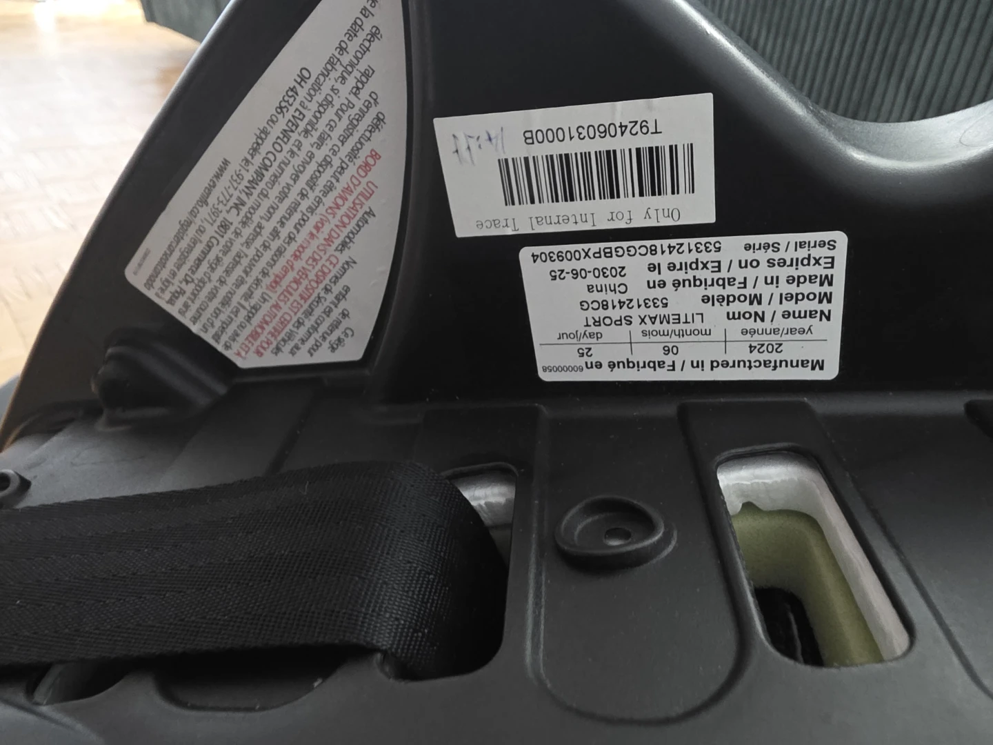 Evenflo LITEMAX SPORT Car Seat - photo 5