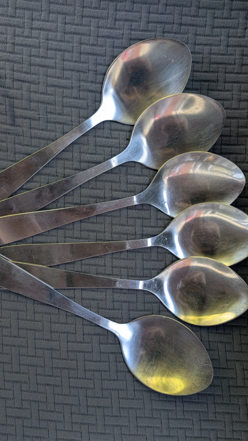 Stainless Steel Large serving restaurant Spoons (Set of 6)
