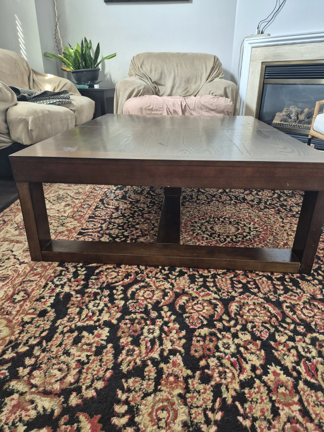 Dark Wood Coffee Table - photo 3