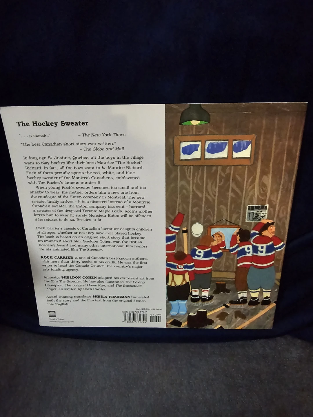 The Hockey Sweater Book by Roch Carrier - photo 2