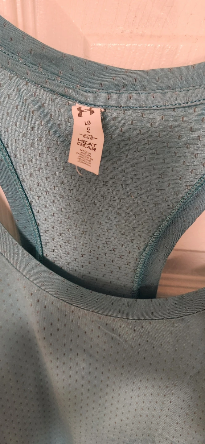 Under Armour Heat Gear Tank Top - Light Blue - Large - photo 2