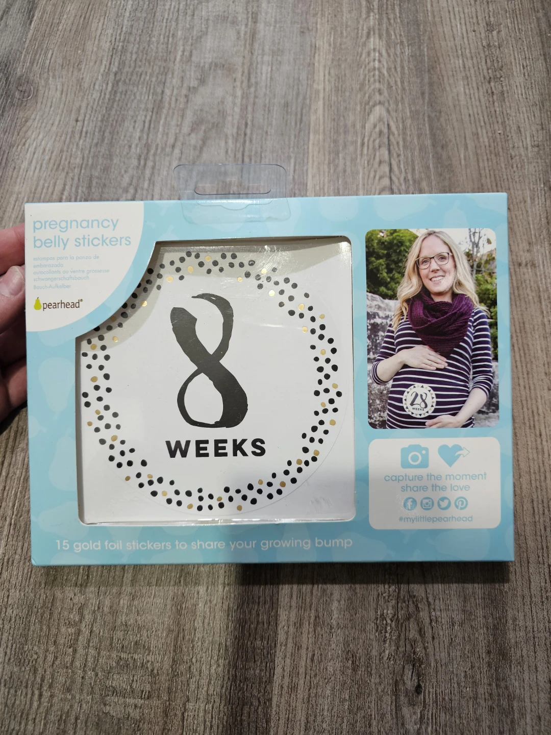 Pearhead Pregnancy Belly Stickers