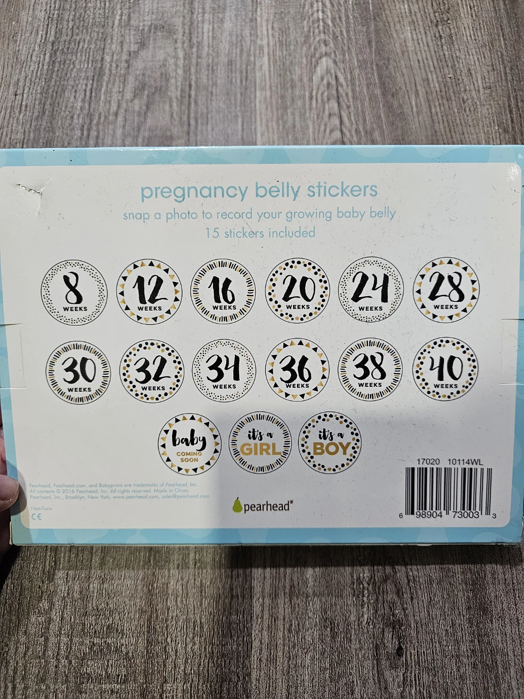 Pearhead Pregnancy Belly Stickers - photo 2