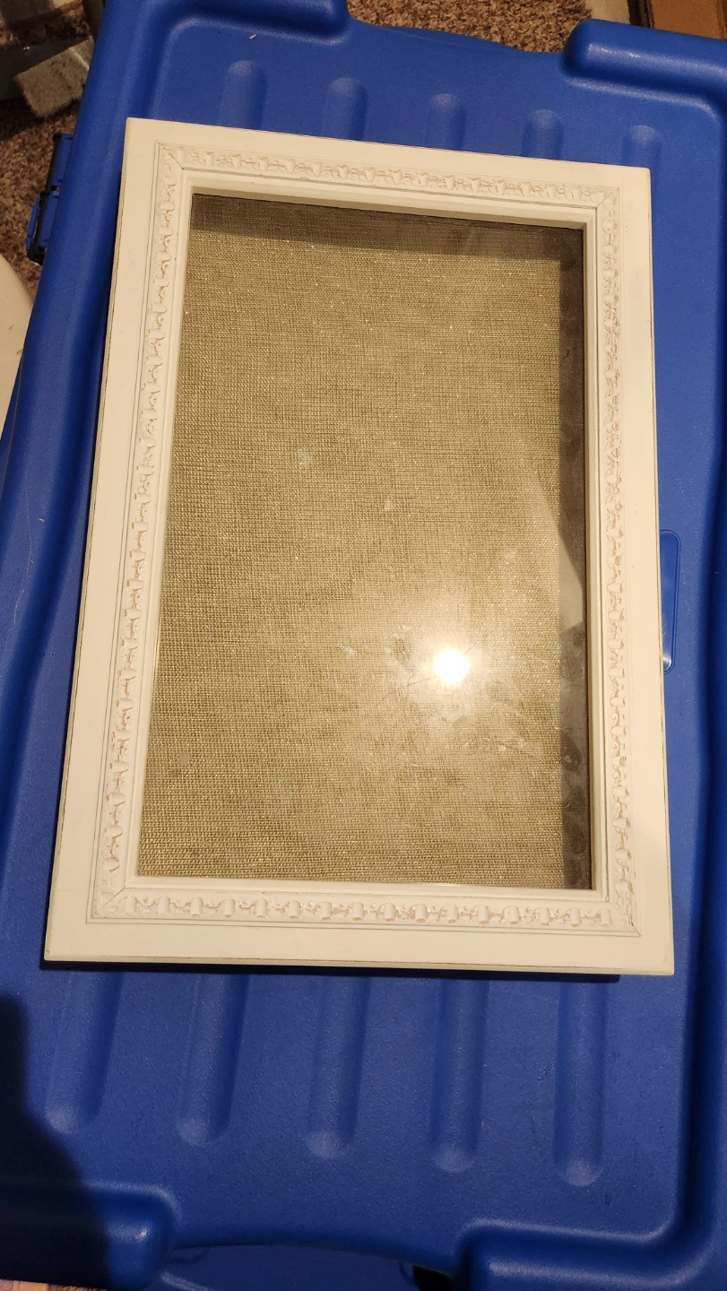 White Shadow Box Frame
