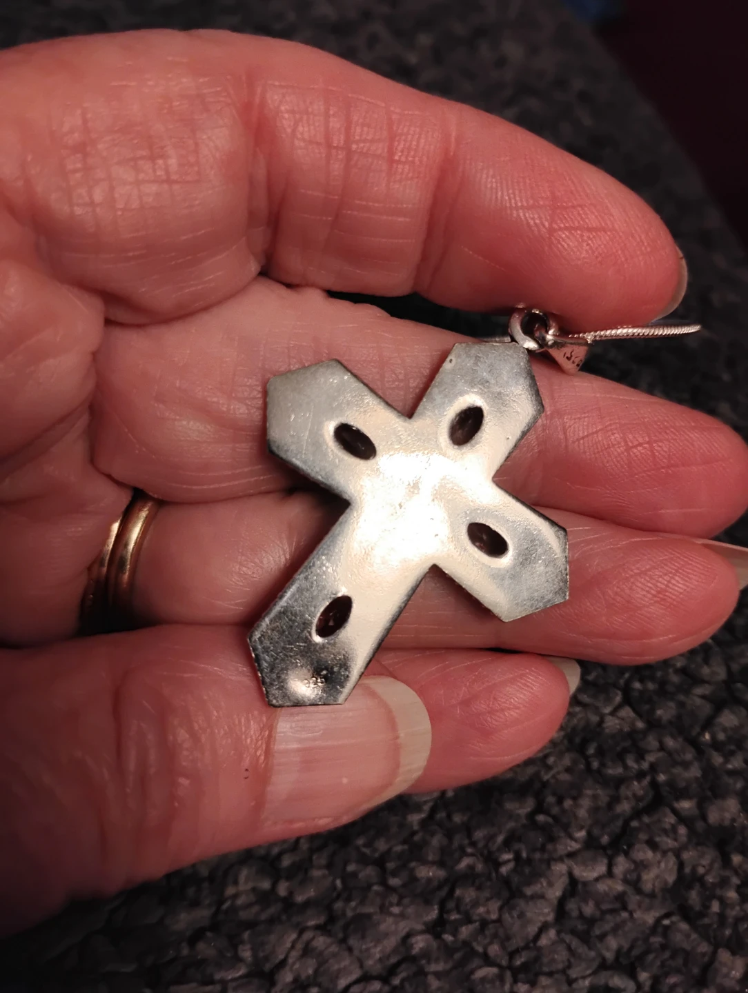 Sterling Silver  Purple Topaz Cross - photo 3