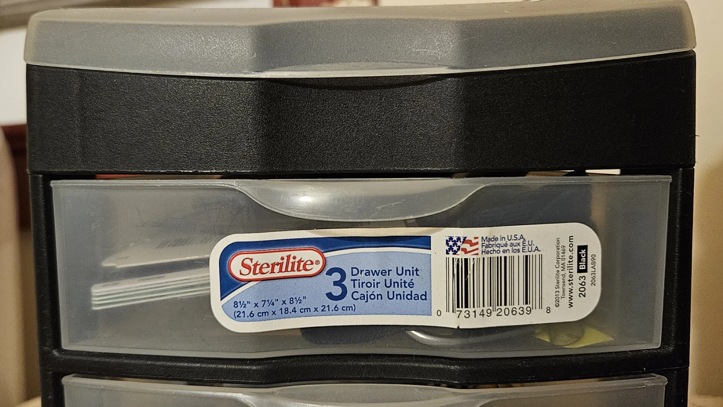 Sterilite desk organizer drawers - photo 2